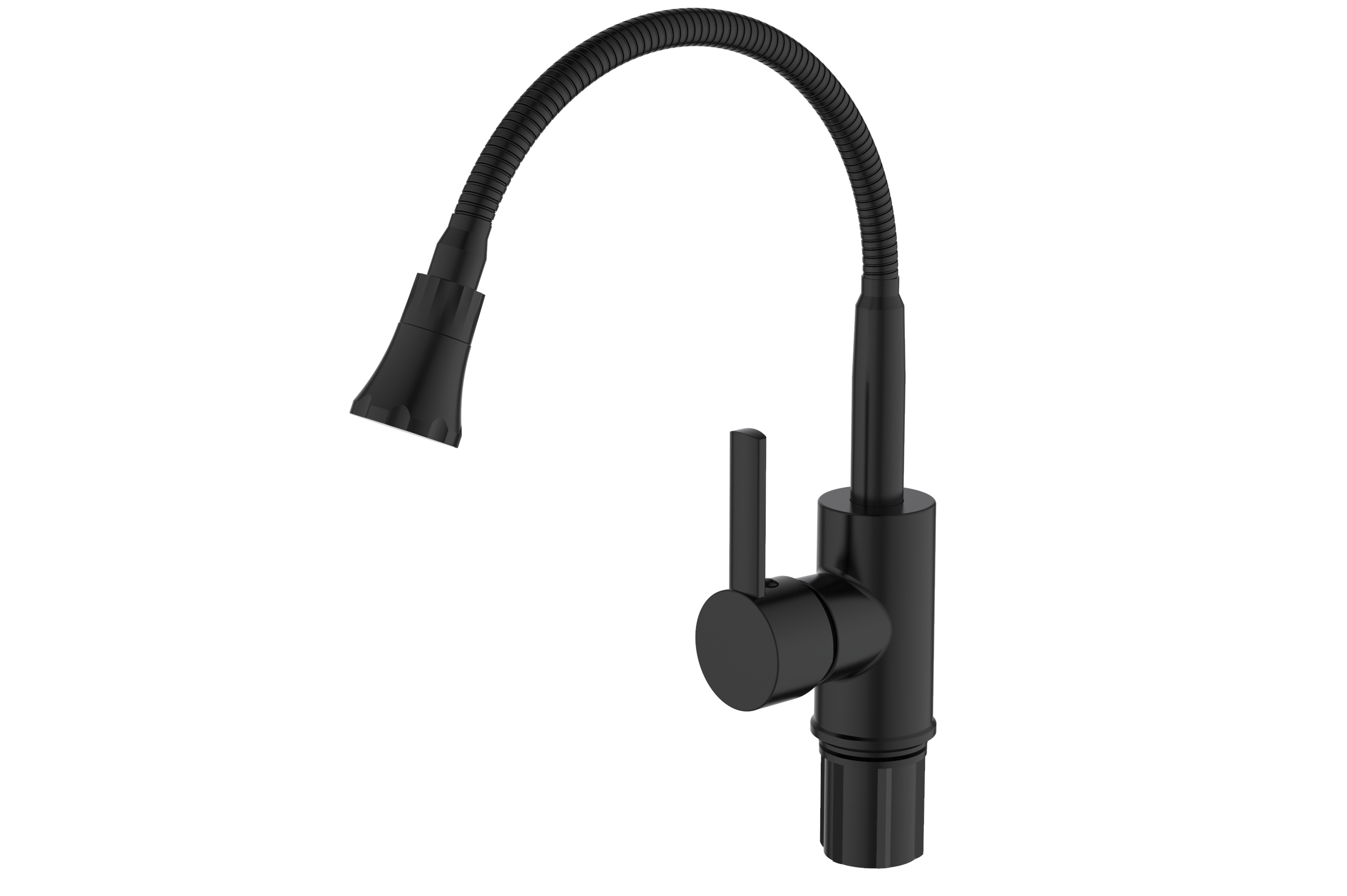 

Смеситель для кухонной мойки Voda KF519B черный, KF519B