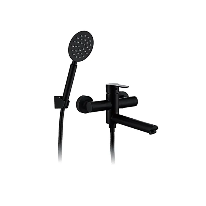 

Смеситель для ванны с душем Frap H801 F32801-6, черный, F32801-6