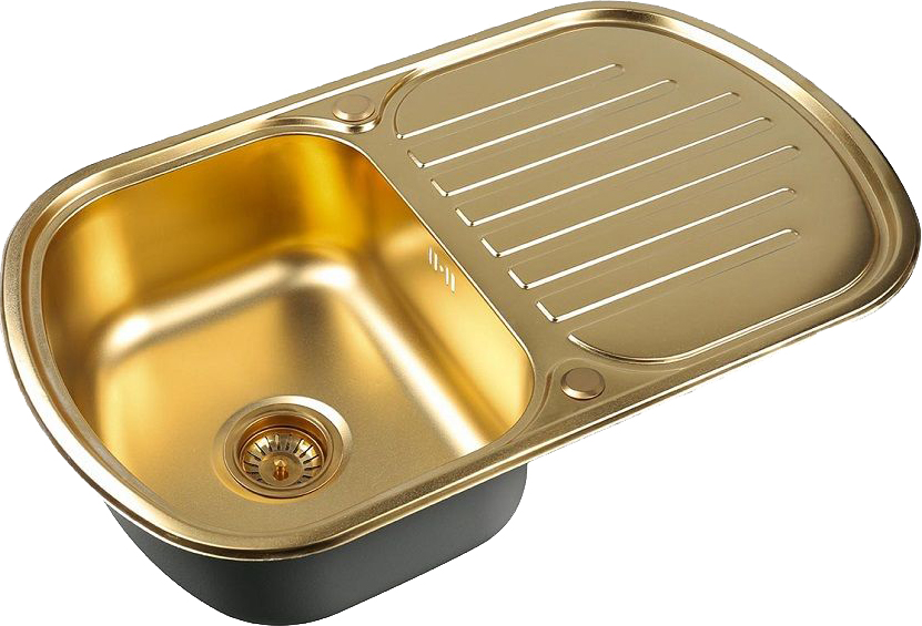 

Мойка кухонная Zorg Inox Pvd SZR-7749 bronze, Бронза, Inox Pvd SZR-7749