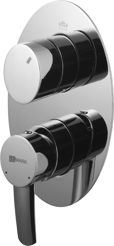 

Смеситель Lemark Atlantiss LM3227C С ВНУТРЕННЕЙ ЧАСТЬЮ, для ванны с душем, Хром, Atlantiss LM3227C