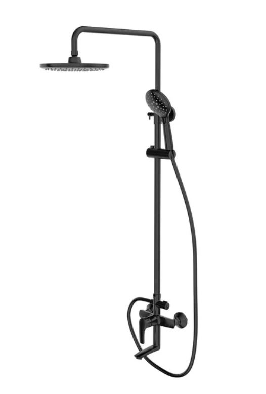 

Душевая стойка Iddis Ray RAYBL3Fi06 с изливом, черный матовый, RAYBL3Fi06