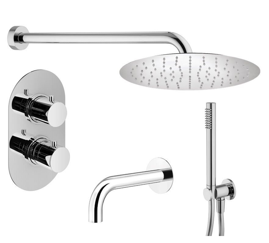 

Душевой комплект Plumberia Selection Ixo KITXOT19CR60 хром, KITXOT19CR60