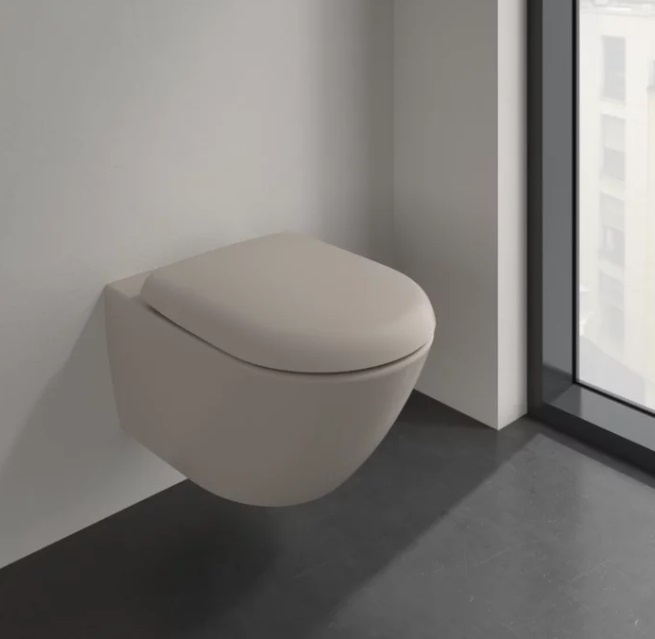 

Унитаз подвесной Villeroy & Boch Antao 4674T0AM Almond CeramicPlus, Миндаль, Antao 4674T0AM