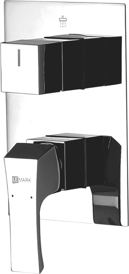 

Смеситель Lemark Unit LM4527C С ВНУТРЕННЕЙ ЧАСТЬЮ, для ванны с душем, Хром, Unit LM4527C