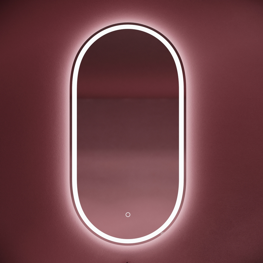 

Зеркало Sancos Oval 55х105 с фронтальной подсветкой, с сенсорным выключателем, OV55F