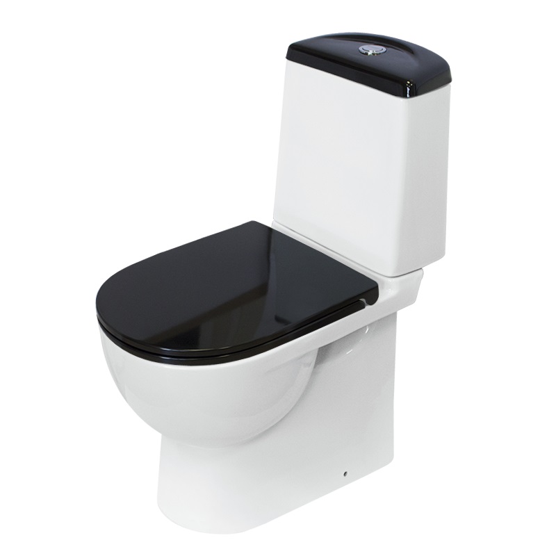 

Унитаз-компакт Sanita luxe Best Comfort Color Black с микролифтом (BSTSLCC06100522), Белый, Best Color Black DM (BSTSLCC06100522)