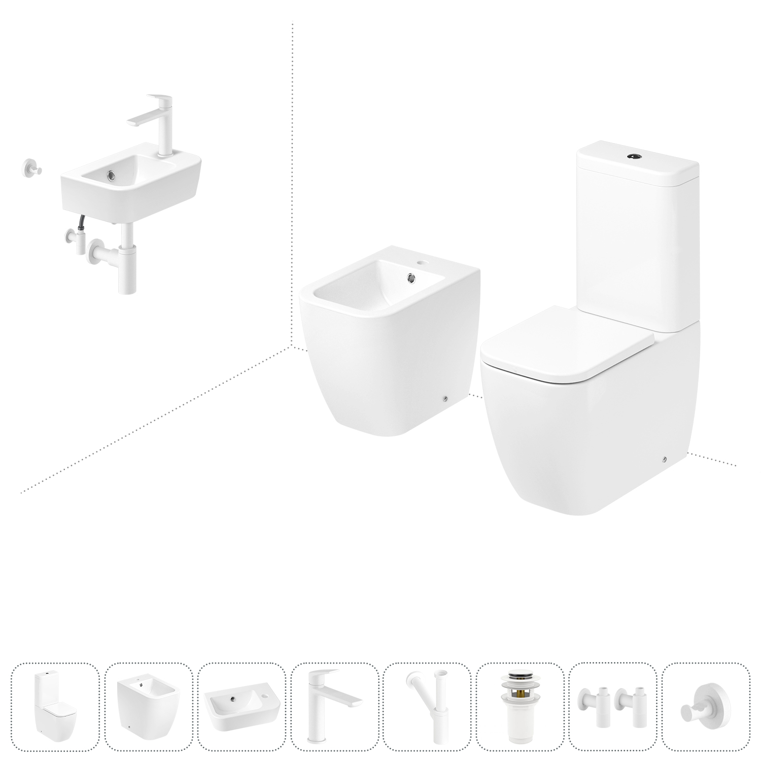 

Набор для туалета 8 в 1 Lavinia Boho One 202009080, 202009080