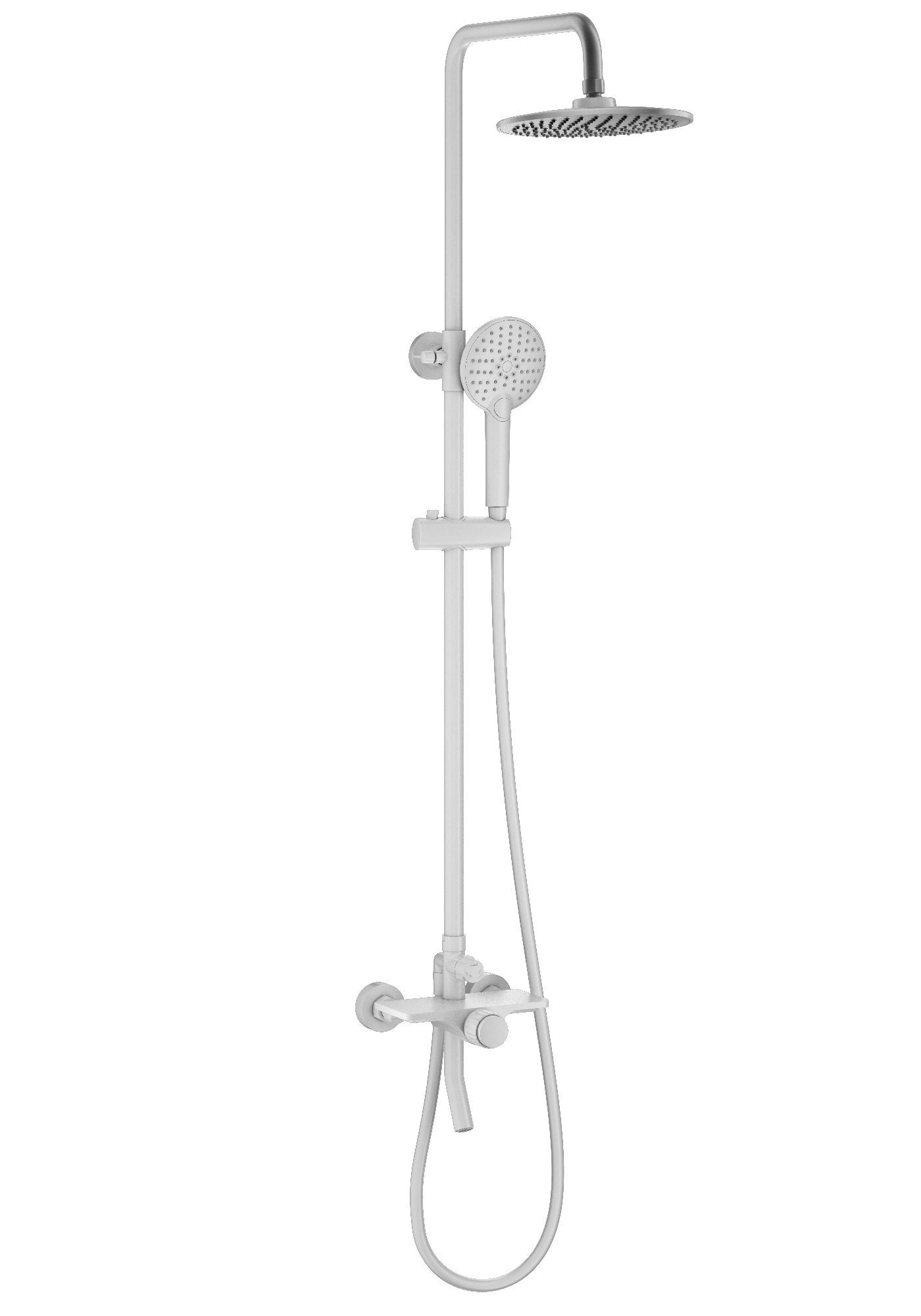 

Душевой комплект Wonzon & Woghand WW-N3S962-MW белый, WW-N3S962-MW