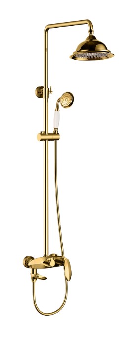 

Душевая стойка Grocenberg Shower GB7001GO золото, Золотой, Shower GB7001GO золото