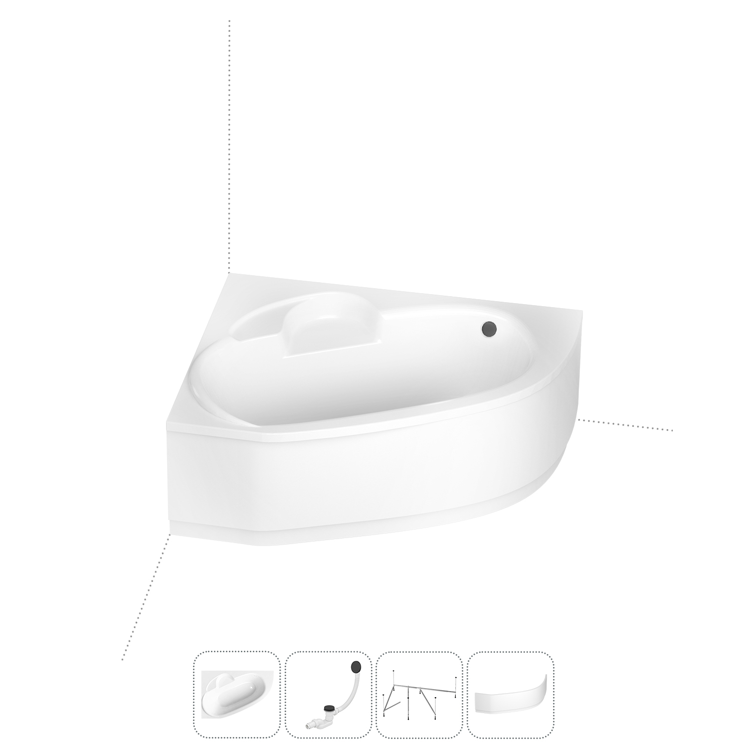 

Комплект с ванной Lavinia Boho Bell Pro 202011217, 202011217