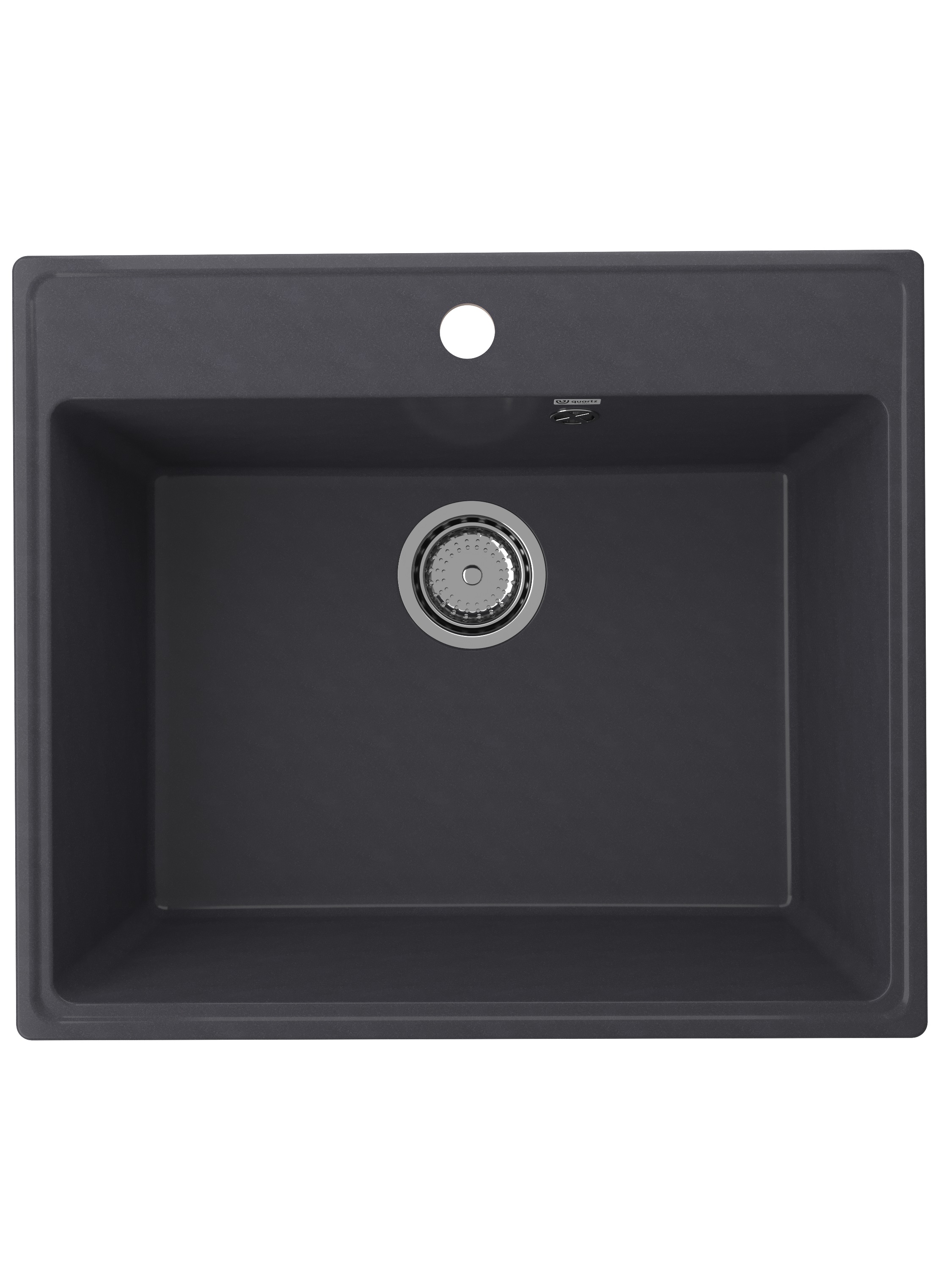 

Мойка кухонная Ulgran Quartz Forte 580-08 58х50 см, космос, Темно-серый, Forte 580-08
