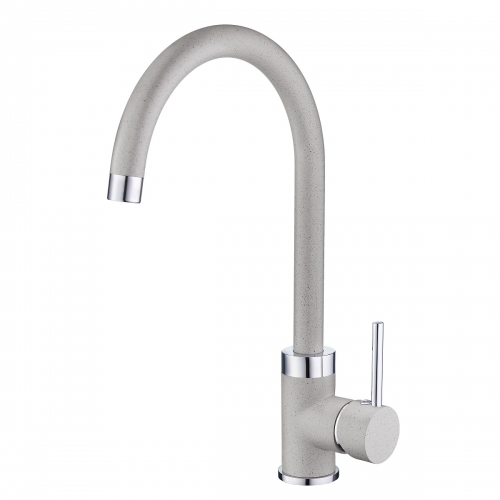 

Смеситель Emar Quartz ЕС - 3004 для кухни барит, Светло-серый, ЕС - 3004