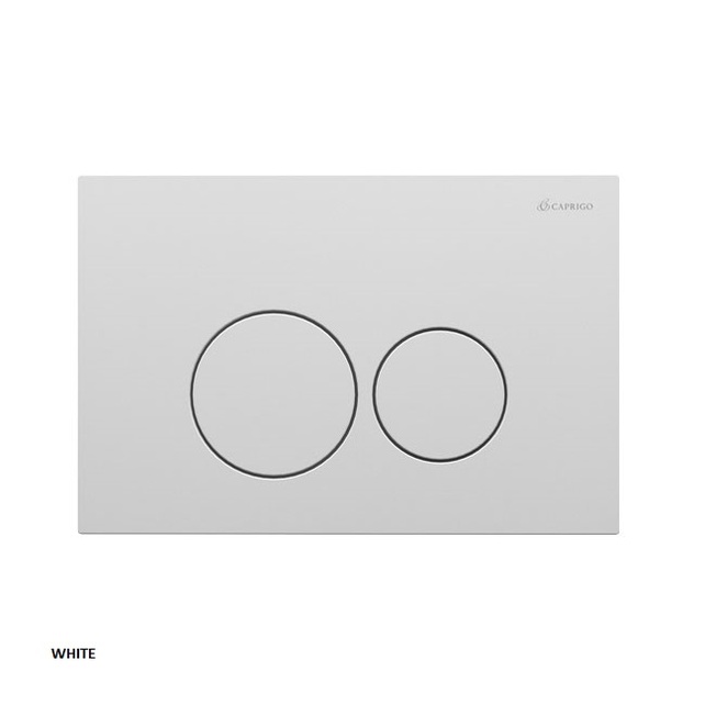 

Кнопка смыва Caprigo Dew DA001-white белая, Белый, DA001-white