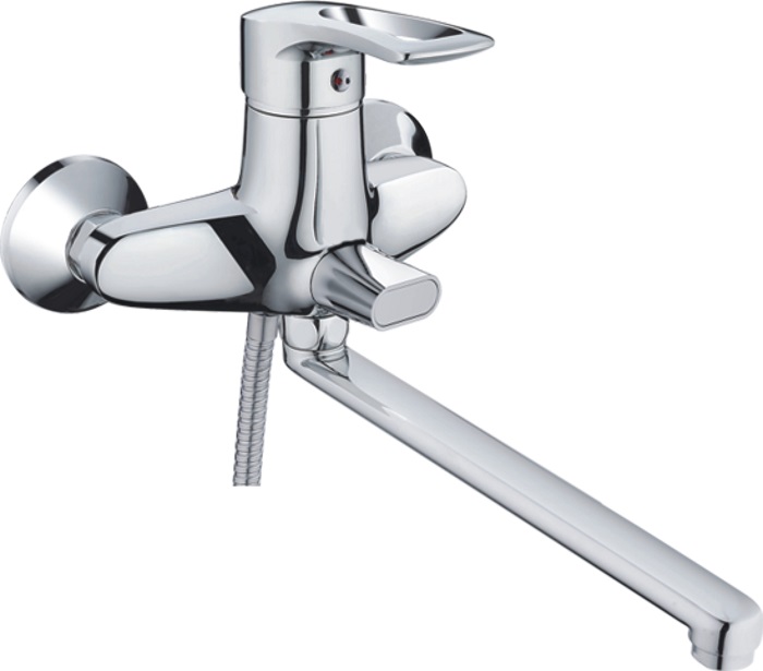 

Смеситель Haiba HB66 HB2266 для ванны с душем, Хром, HB66 HB2266