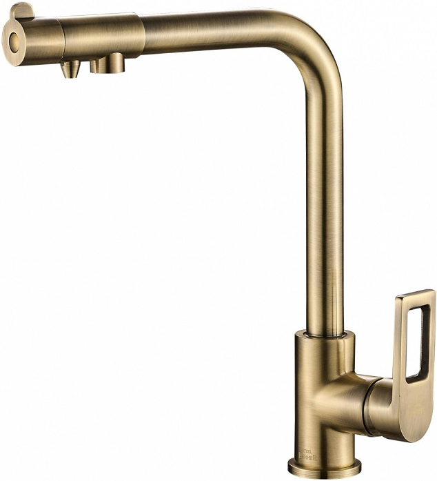 

Смеситель Steel Hammer SH 572 BRONZE для кухонной мойки, Бронза