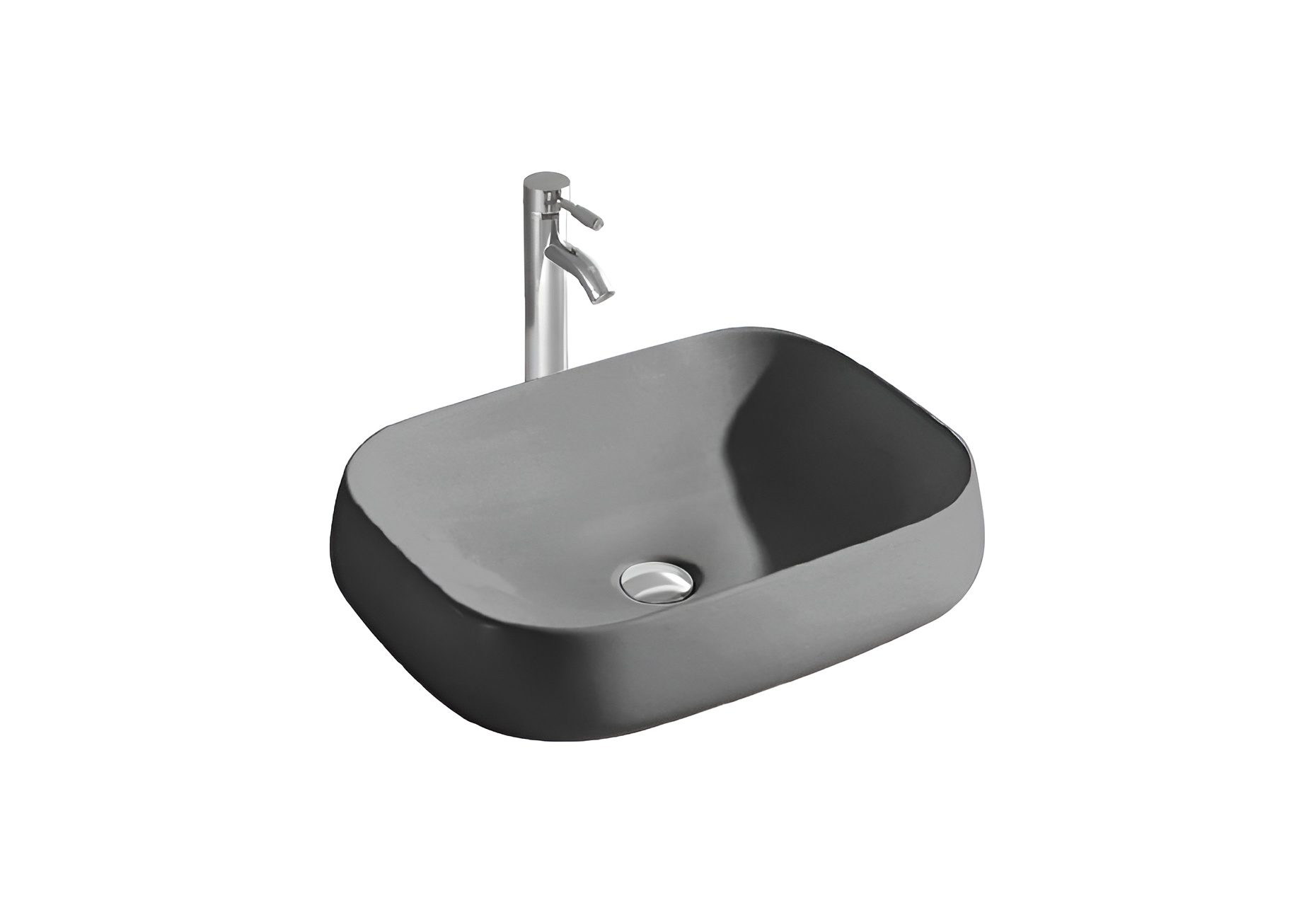 

Раковина Aquatek AQ5526-MG 56х42 см, серая матовая, Серый матовый, AQ5526-MG