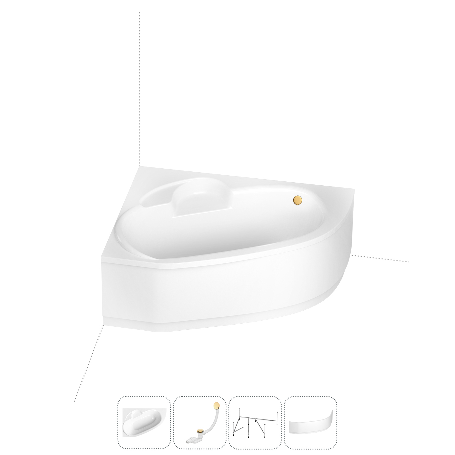

Комплект с ванной Lavinia Boho Bell Pro 202011263, 202011263
