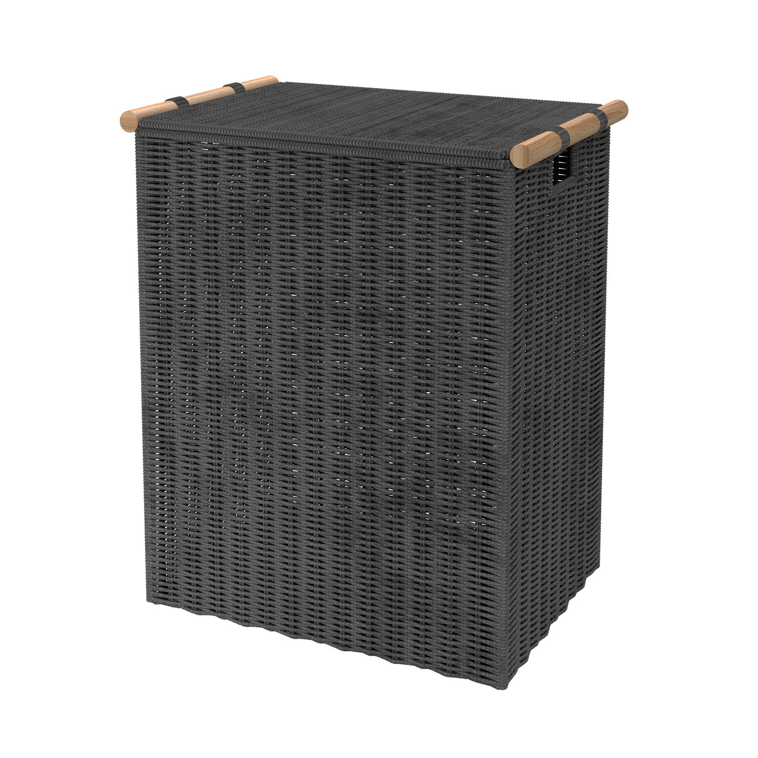 

Корзина для белья WasserKRAFT Gollach WB-330-L черная, Черный, WB-330-L