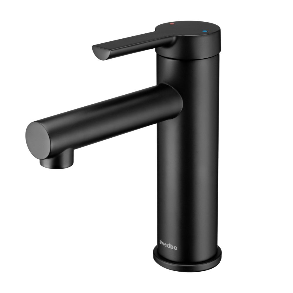 

Смеситель для раковины Swedbe Diana 1010B, черный, 1010B