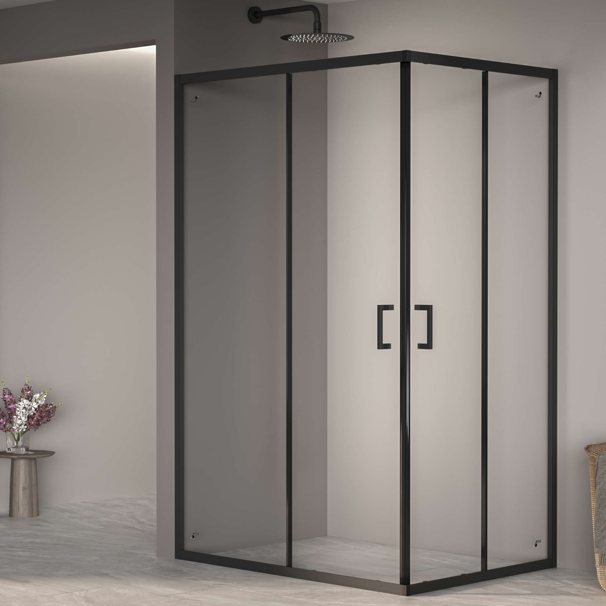 

Душевой уголок RGW Passage PA-040B 80x120 см, профиль черный, стекло прозрачное, PA-040B