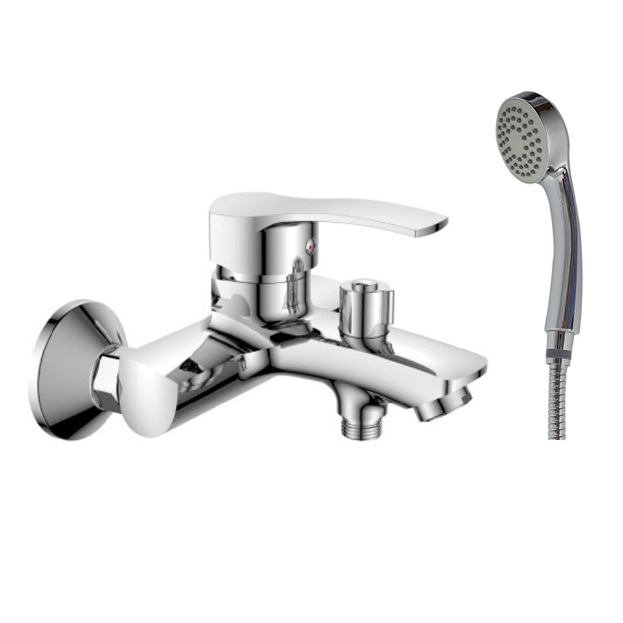 

Смеситель Haiba HB6070 для ванны с душем, Хром, HB6070
