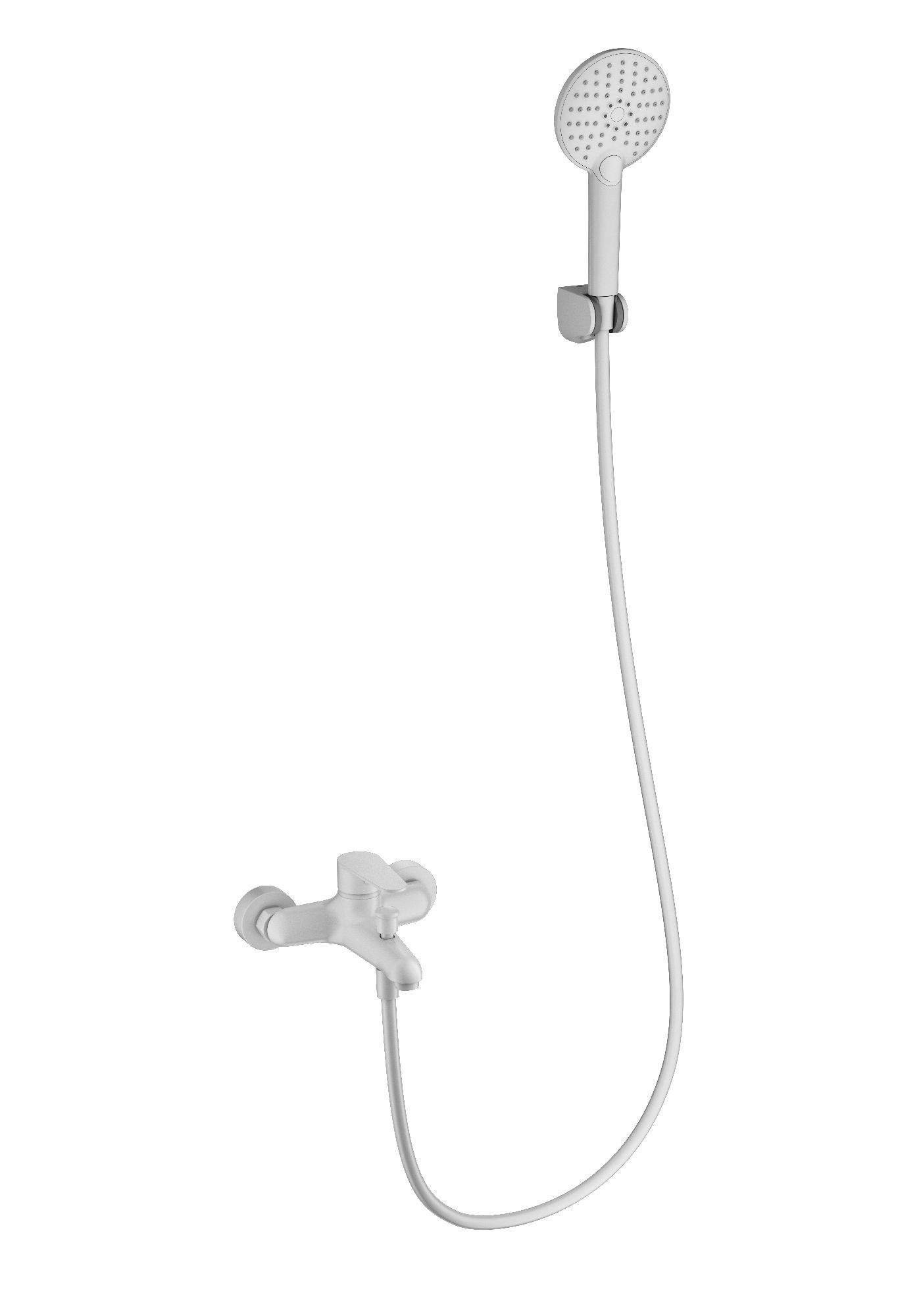 

Смеситель для ванны с душем Wonzon & Woghand WW-AE3204-MW белый, WW-AE3204-MW