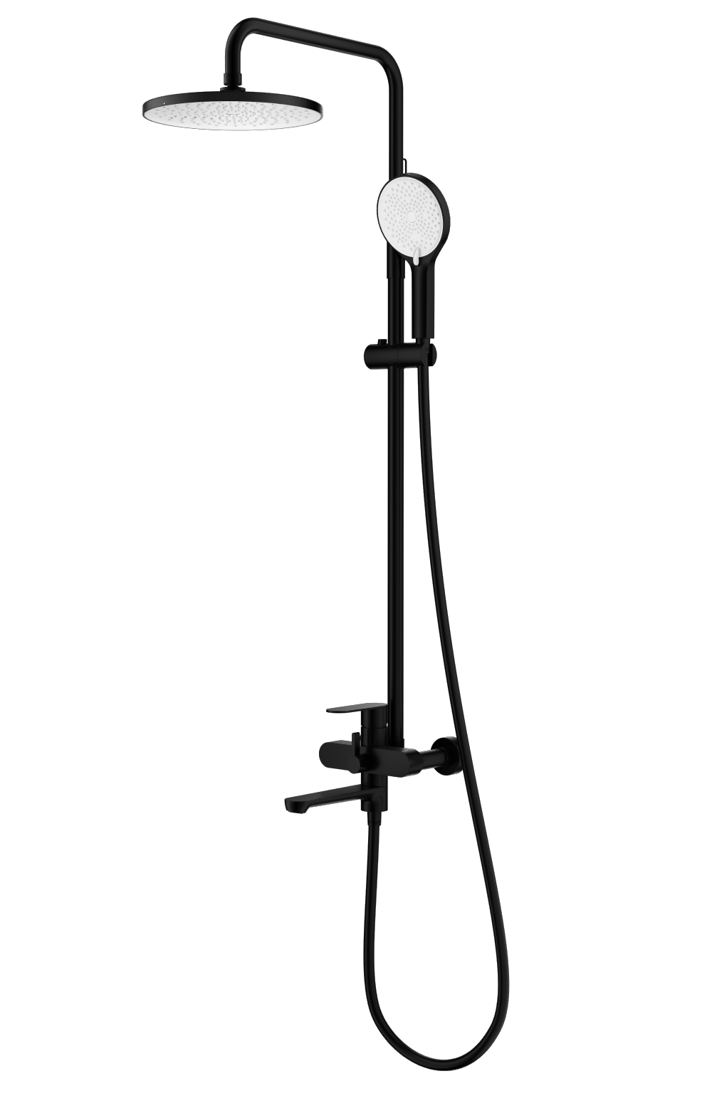 

Душевая система Splenka S222.24.06 черный, S222.24.06