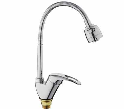 

Смеситель для кухни Frap H03 F4303 с гибгим изливом, Хром, H03 F4303