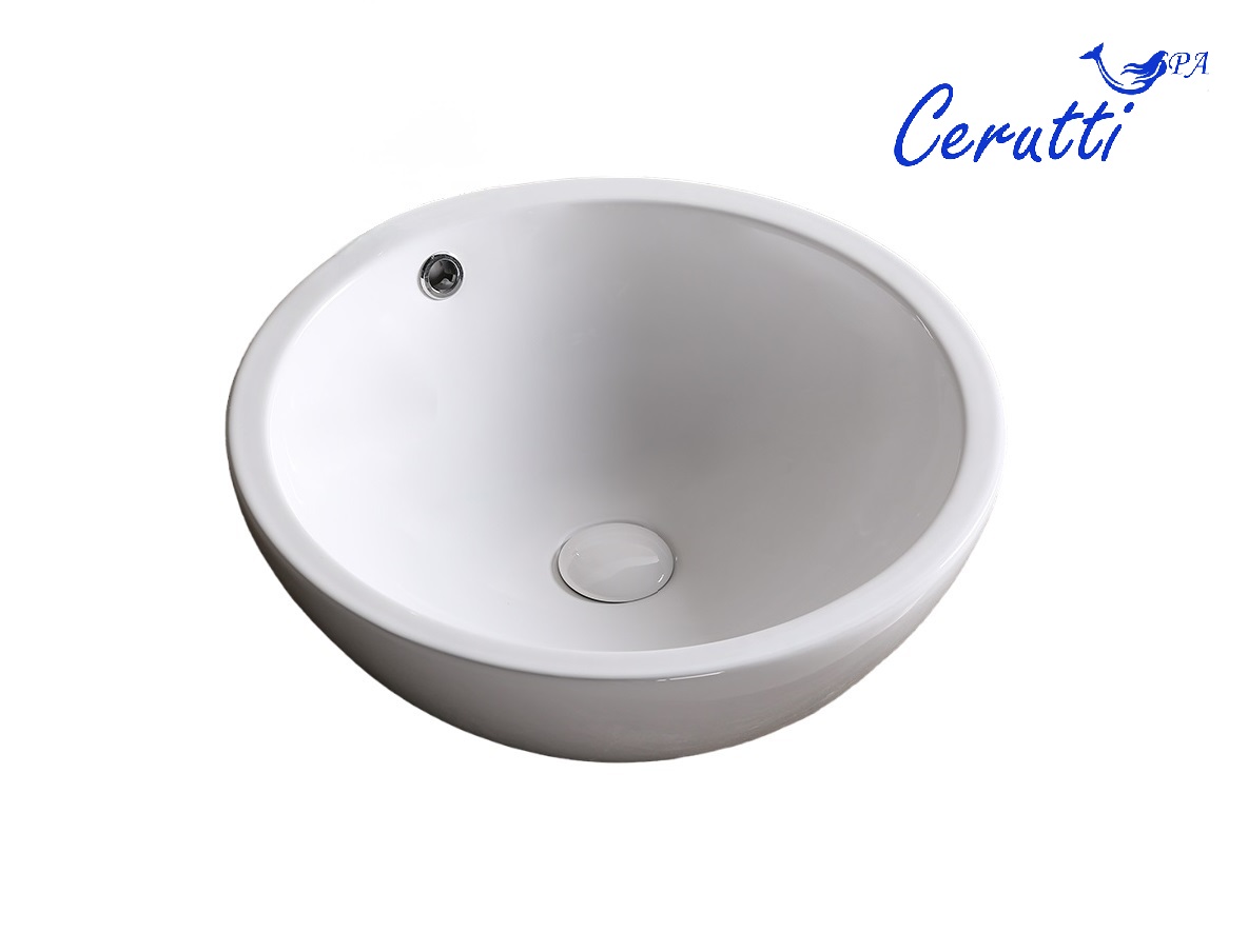 

Раковина Ceruttispa CR1001 D45 накладная, белая, Белый, CR1001