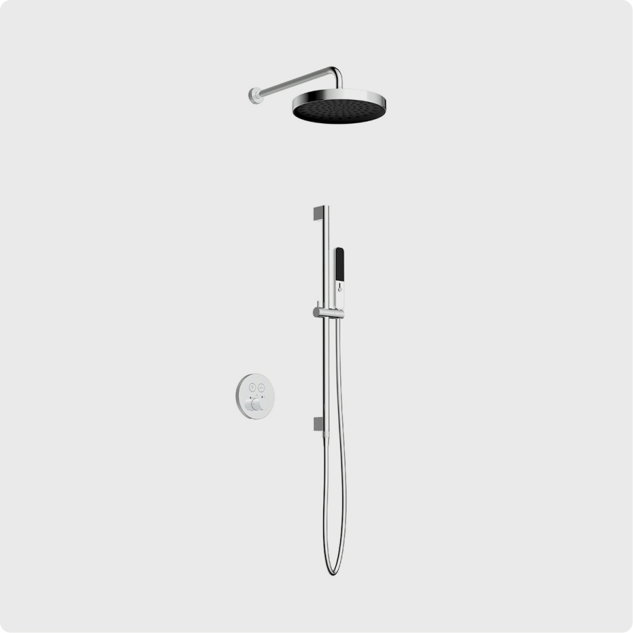 

Душевой комплект AQUAme AQM8401CR хром, AQM8401CR