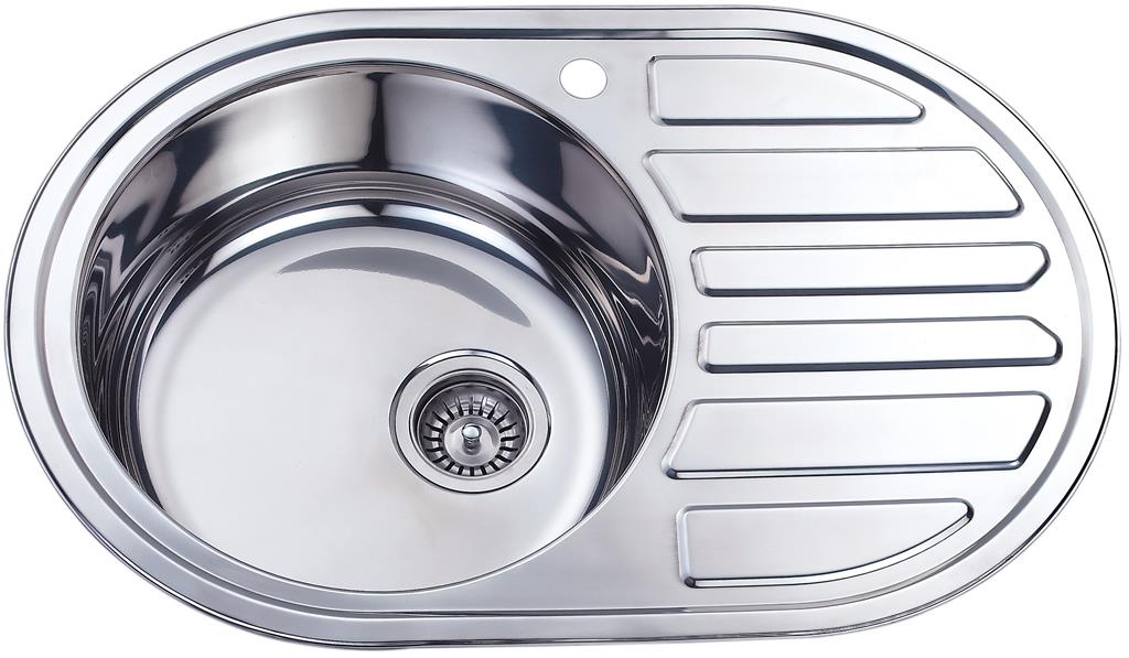 

Мойка кухонная Emar Steel 7750, Нержавеющая сталь, Steel 7750