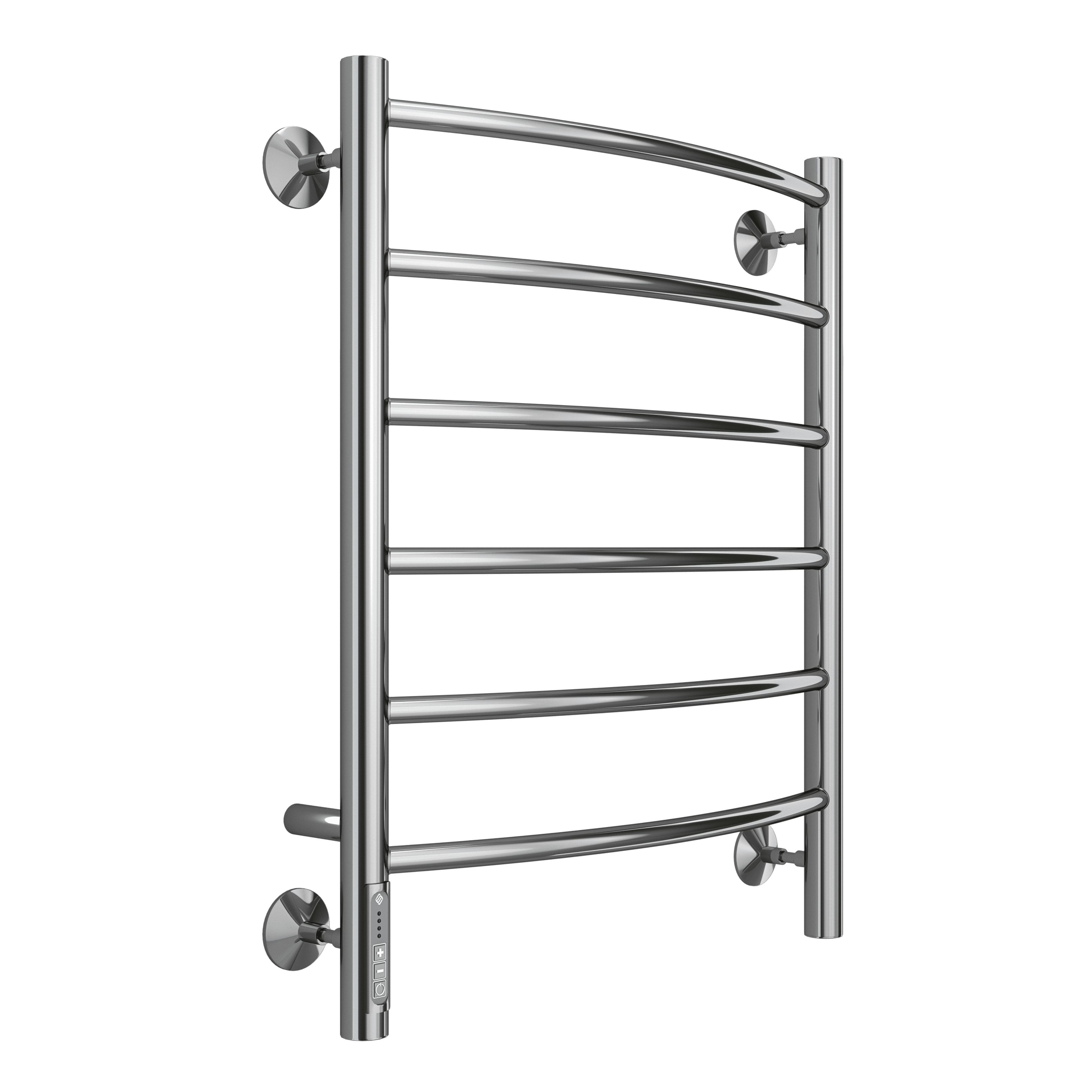 

Электрический полотенцесушитель Terminus Классик П6 500х650 (quick touch) тэн слева, Хром, П6