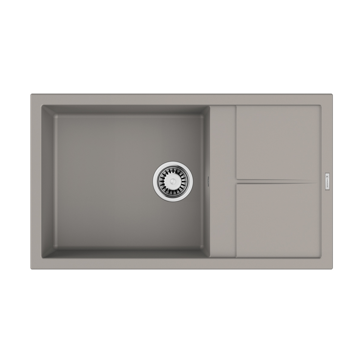 

Мойка кухонная Omoikiri Sumi 86A 4997106 86х50 см leningrad grey, Серый, 4997106