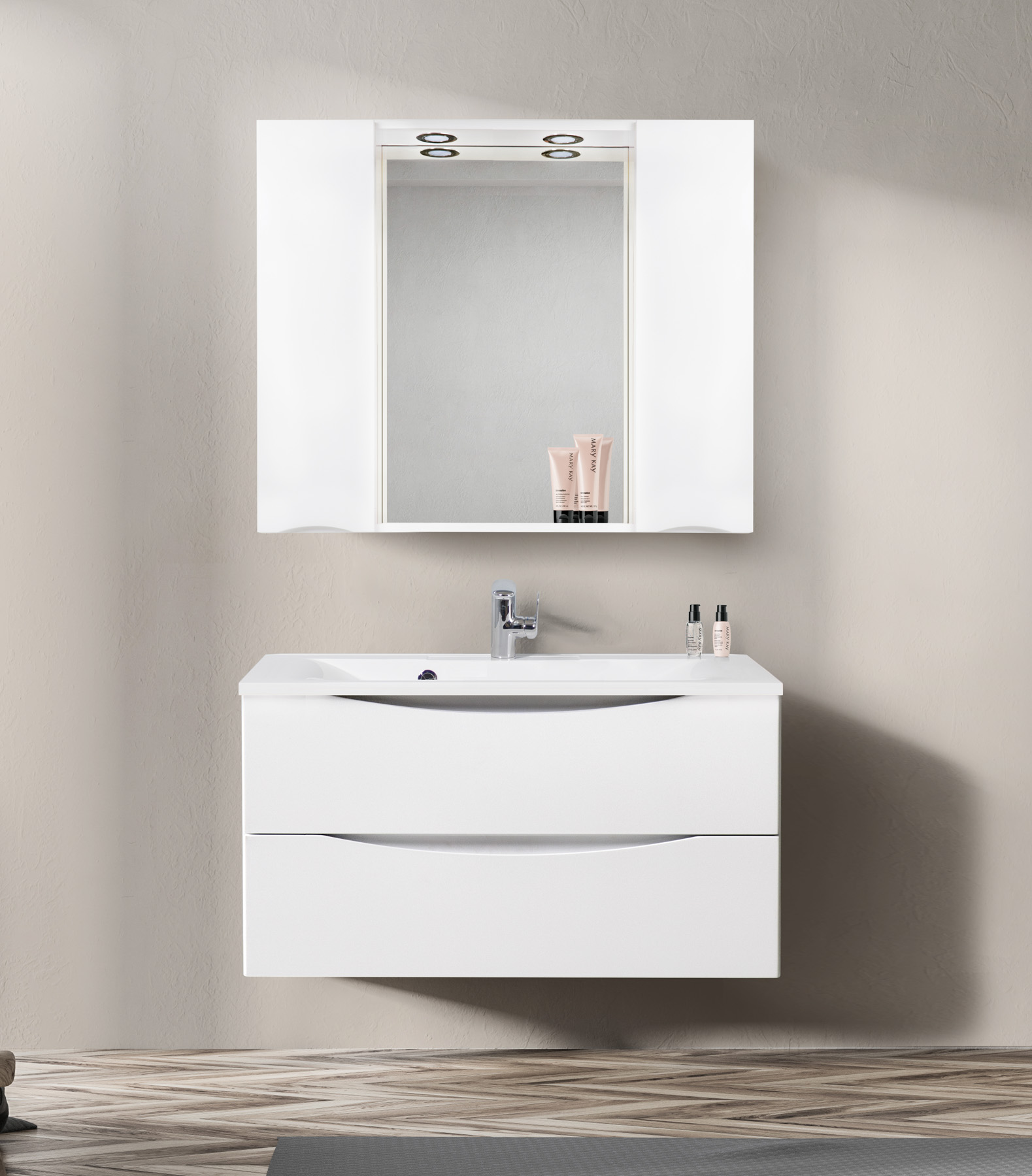 

Зеркало-шкаф BelBagno Marino SPC-1000/750-2A-BL-P, Marino SPC-1000/750-2A-BL-P