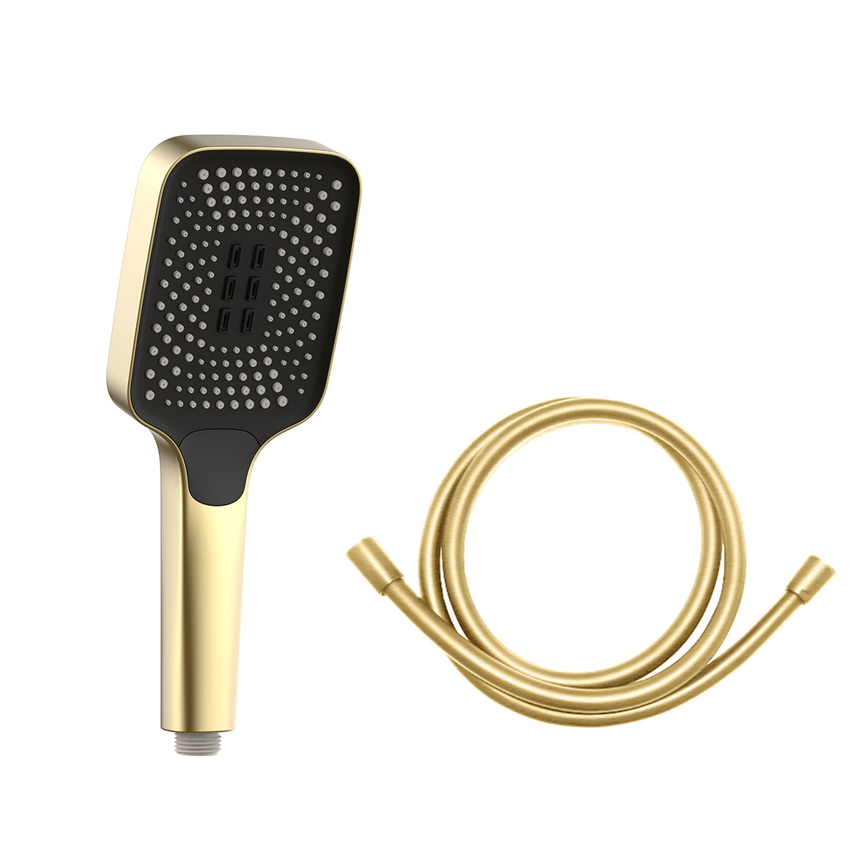 

Душевая лейка Vincea Inspire VSHN-41HBG со шлангом брашированное золото, VSHN-41HBG