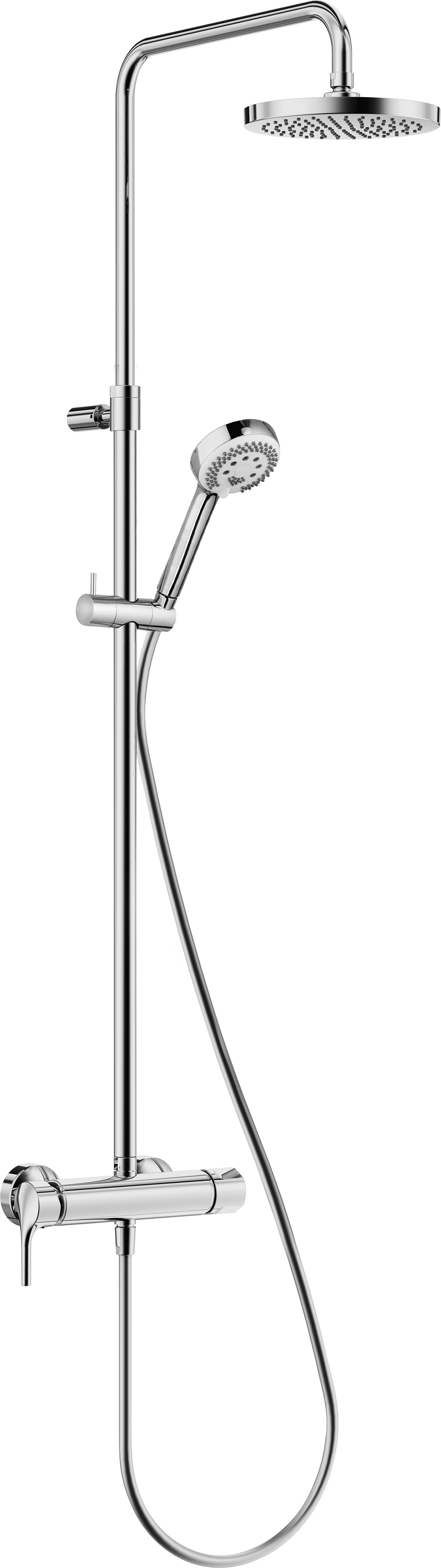

Душевая стойка Kludi Logo dual shower system 6808505-00, Хром, Logo dual shower system 6808505-00