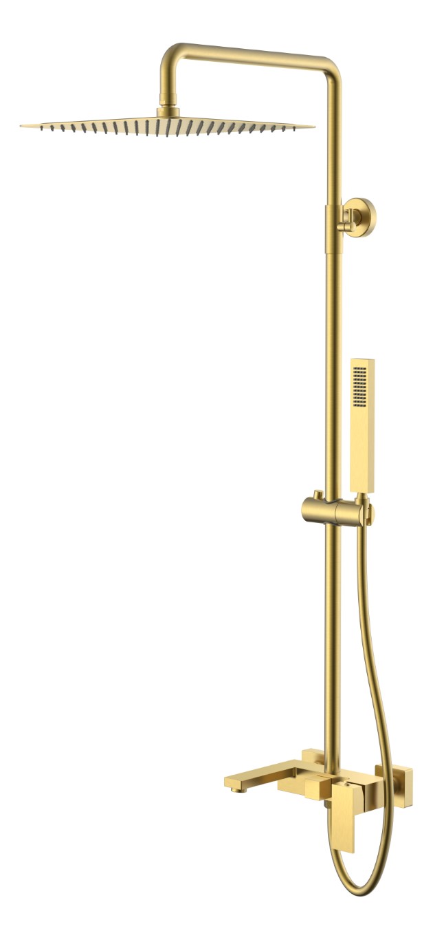 

Душевая стойка Boheme Qubic 478-MG золото матовое, Золотой, Qubic 478-MG