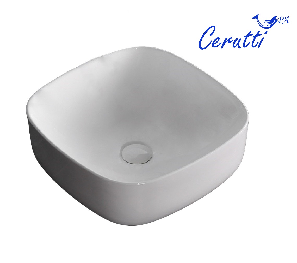 

Раковина Ceruttispa CR0010 42,5х42,5 накладная, белая, Белый, CR0010