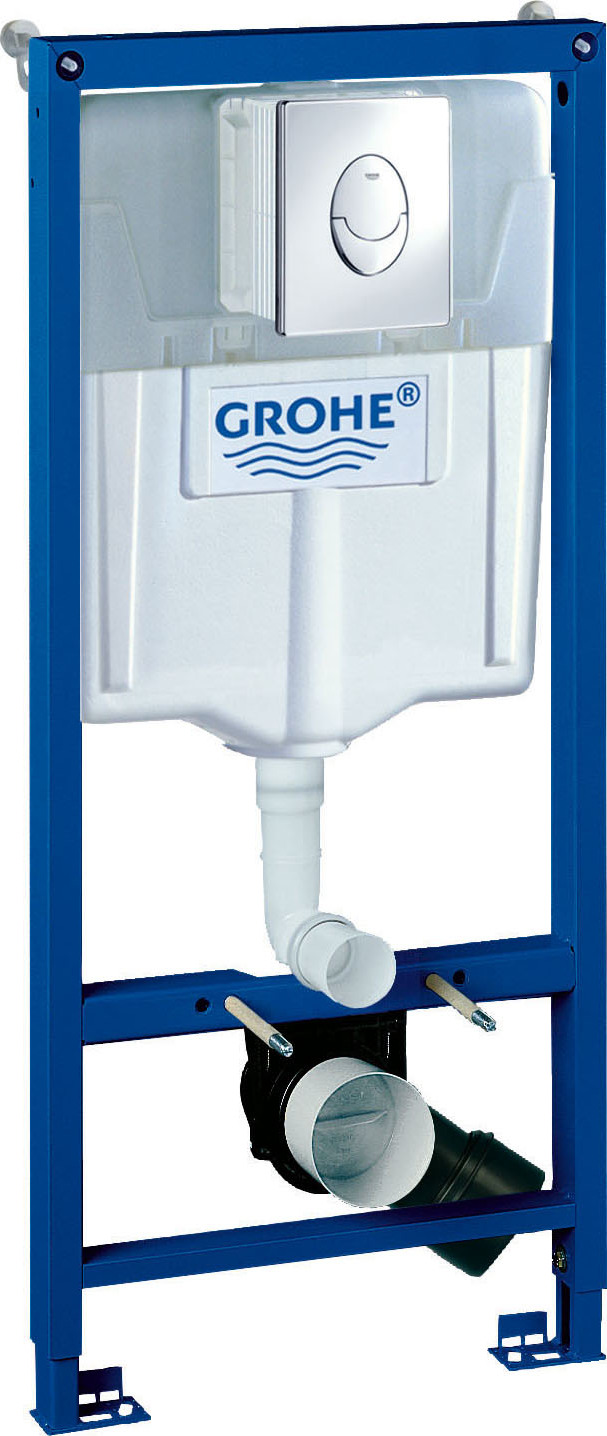 

Инсталляция для унитаза Grohe Rapid SL 38721001 3 в 1 с кнопкой смыва, Хром, Rapid SL 38721001