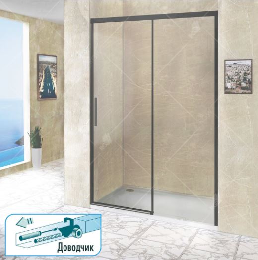 

Душевая дверь в нишу RGW Leipzig LE-12B 160х195 см, профиль черный, стекло прозрачное, Leipzig LE-12B