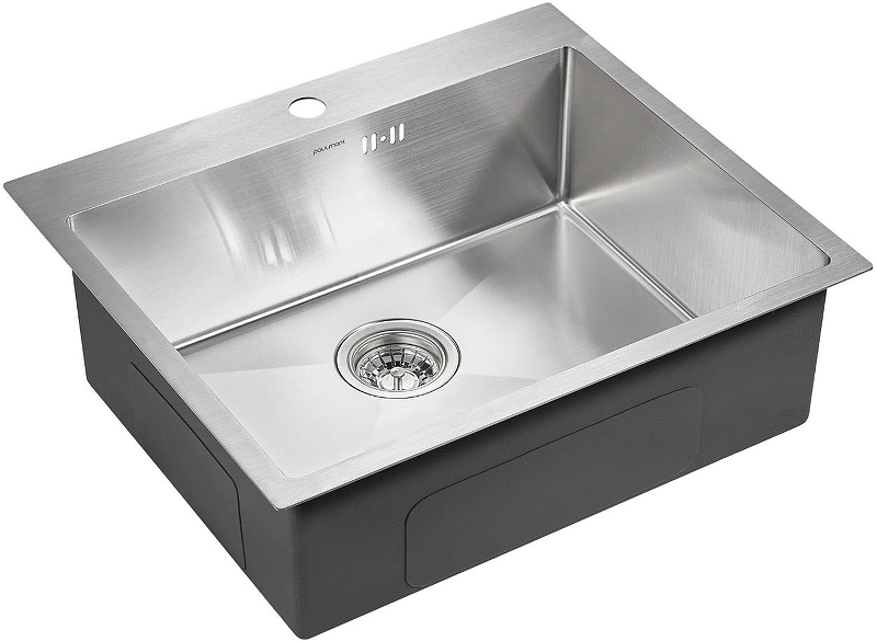 

Мойка кухонная Paulmark Brim PM215951-BS 51 нержавеющая сталь, PM215951-BS