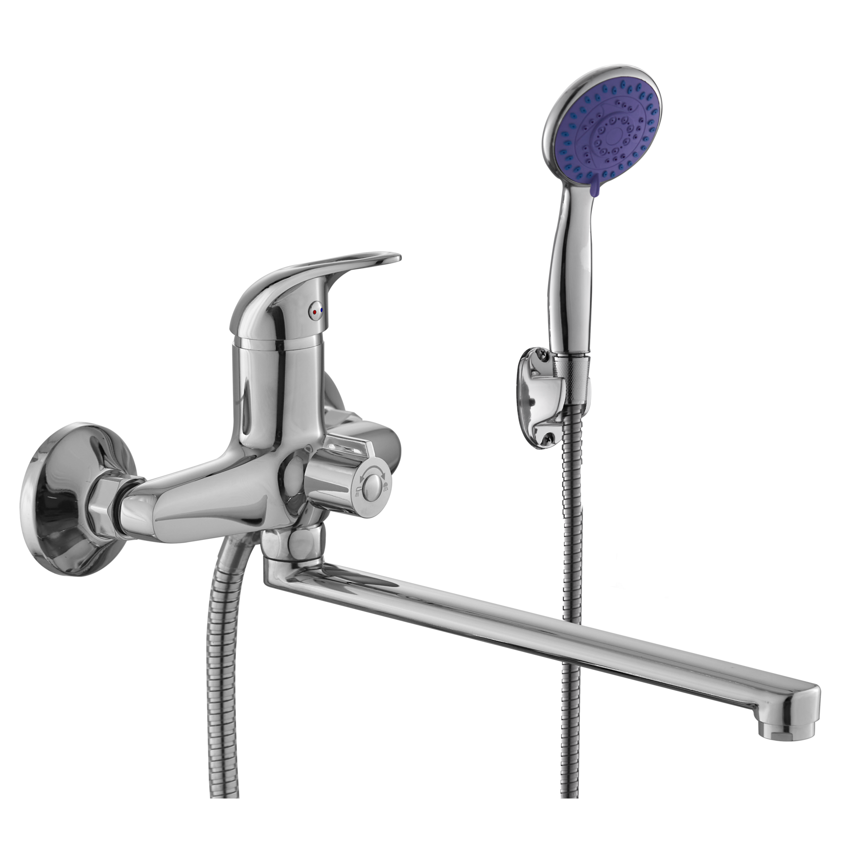 

Смеситель для ванны с душем Fashun A2215N хром, A2215N