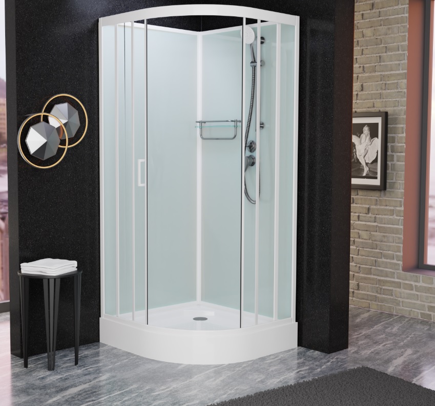 

Душевая кабина Frank F400 М White матовое стекло, без крыши, F400 М White