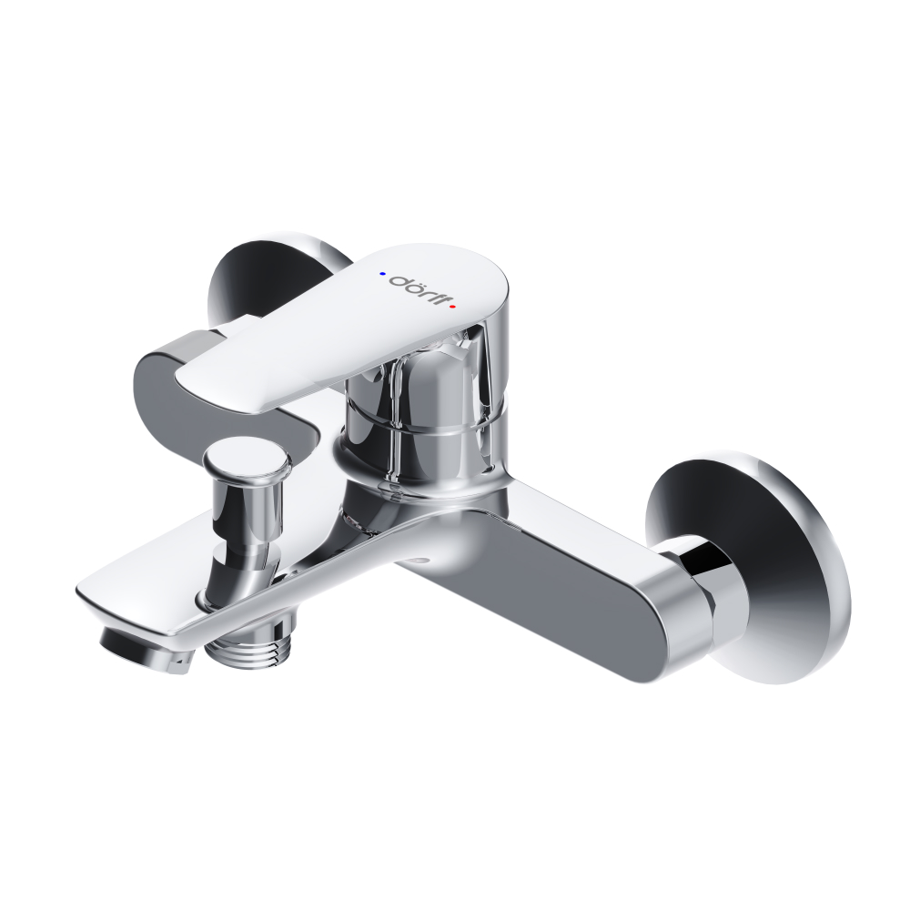 

Смеситель для ванны с душем Dorff Prime New D4011000 хром, D4011000