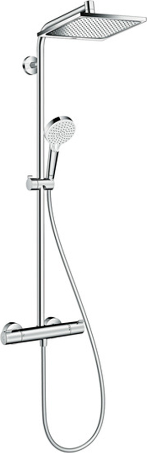 

Душевая стойка Hansgrohe Crometta Е 240 1jet Showerpipe 27271000, Хром, Crometta Е 240 1jet Showerpipe 27271000