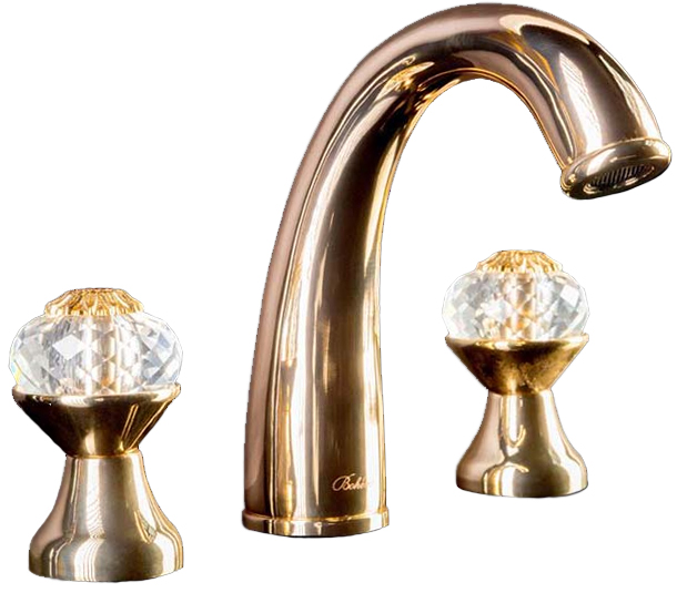 

Смеситель Boheme Flora 297-FL для раковины, Золото, Flora 297-FL