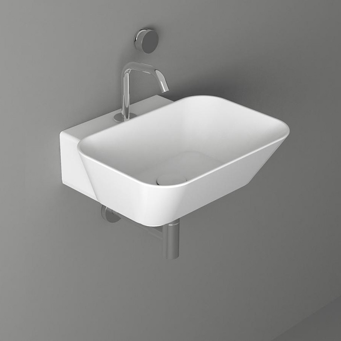 

Раковина Simas Wave WA08 bi*1 48х43 прямоугольная, Белый, Wave WA08 bi*1
