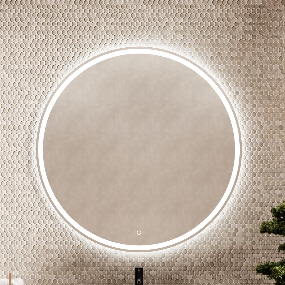 

Зеркало Sancos Bella D90 с подсветкой, с сенсорным выключателем, BE900