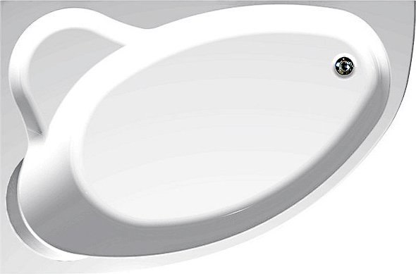 

Акриловая ванна Aquanet Mayorca 150x100 L с каркасом, Белый