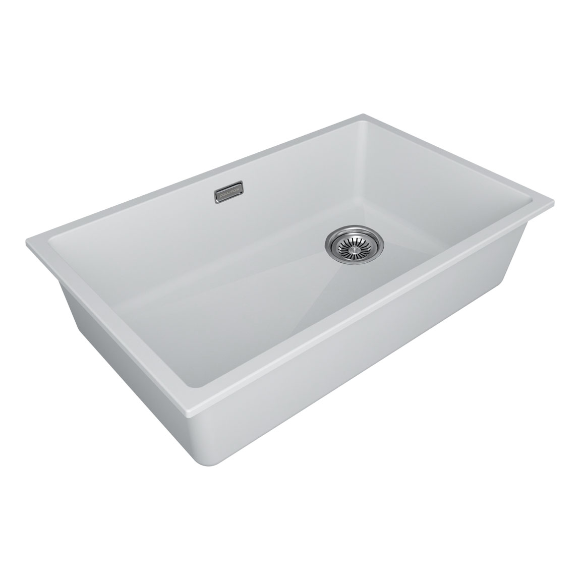 

Мойка кухонная Paulmark LUMI 74UNI-SKEW LU74SK-WH 46х74 см, белый, LU74SK-WH